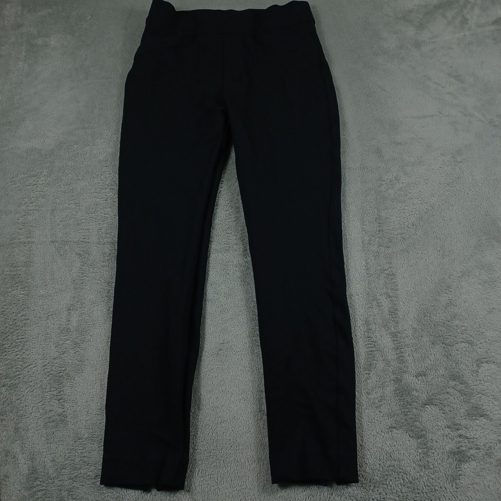 Spanx Leggings Womens Medium Black Jegging Pull On Pockets Stretch Preppy